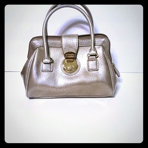 Liz Claiborne small purse gray silver color